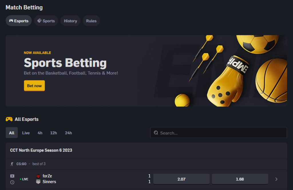 csgo-empire-review-match-betting